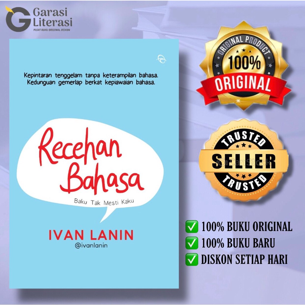 Jual Buku Recehan Bahasa By Ivan Lanin ORIGINAL Indonesia Shopee 