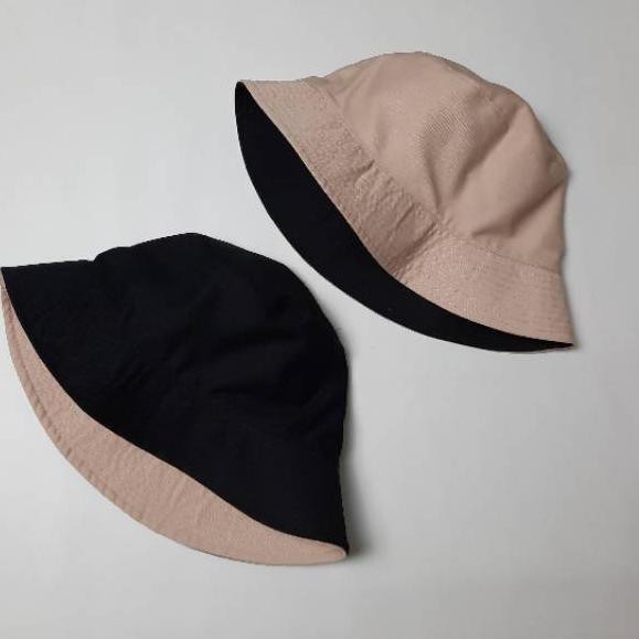 Bucket hat premium distro 2 warna topi shopee