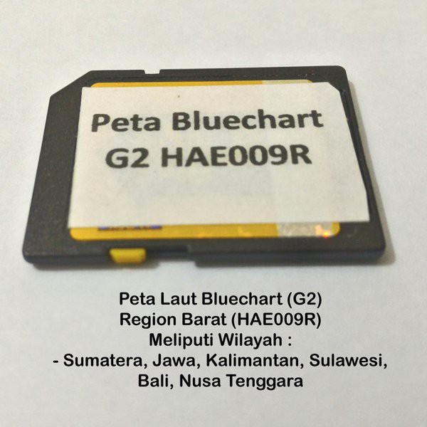 TERLARIS  Peta Laut Bluechart Indonesia Region Barat 009 utk GPS Garmin 585 420s  KWALITAS HANDAL