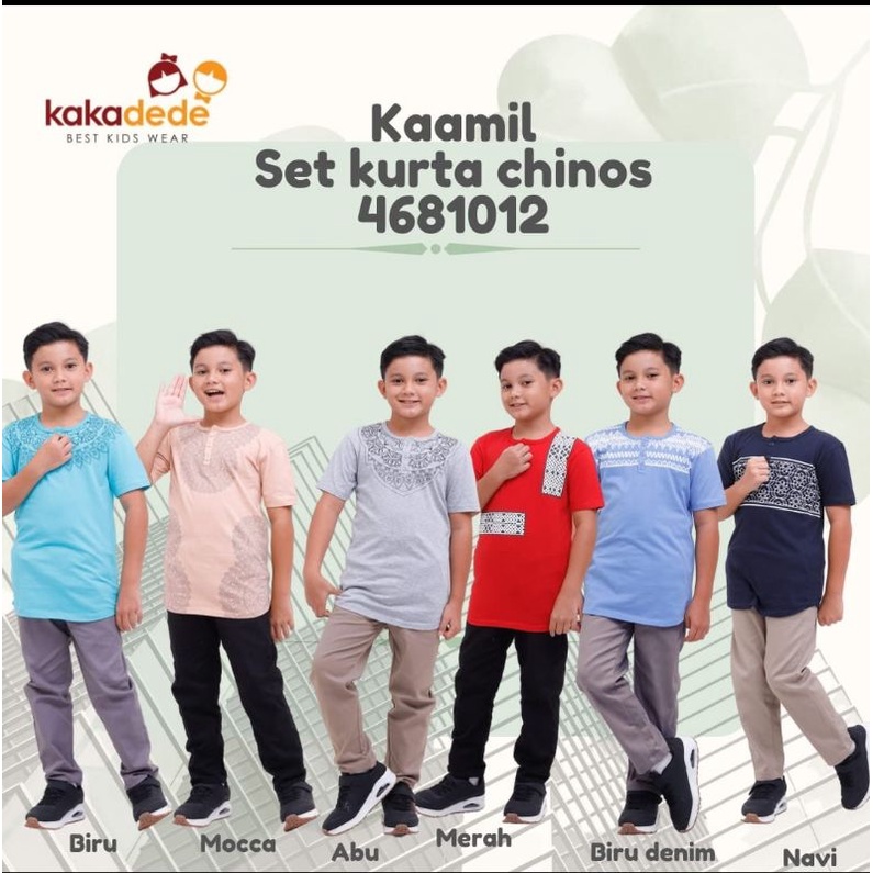 setelan kurta chinos kakadede (kurta kaamil)