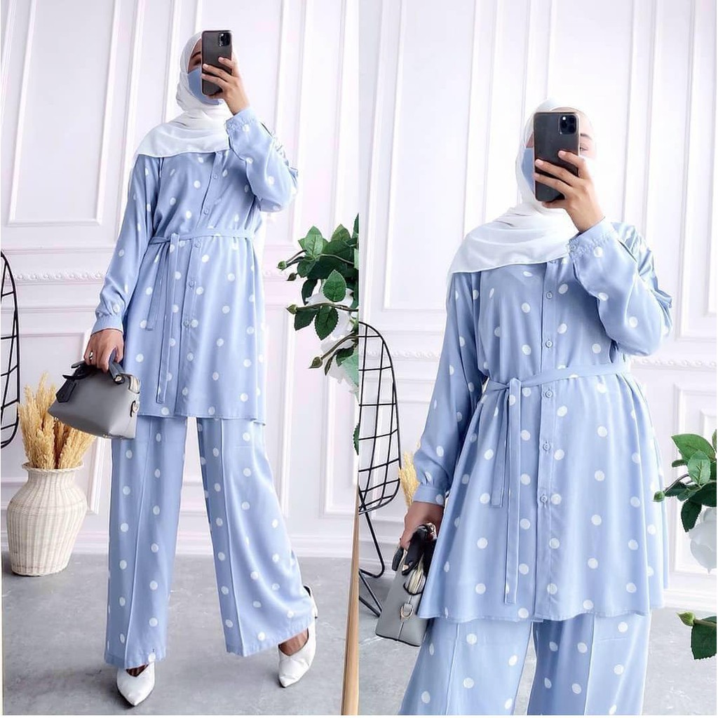 Avora One Set DRESS MUSLIM l baju wanita l baju gamis l dress l gamis l  baju gamis l fashion wanita