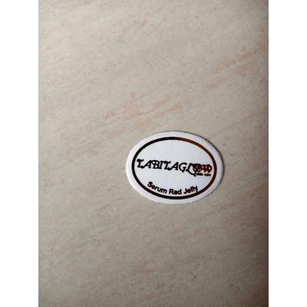 

stiker serum red jelly