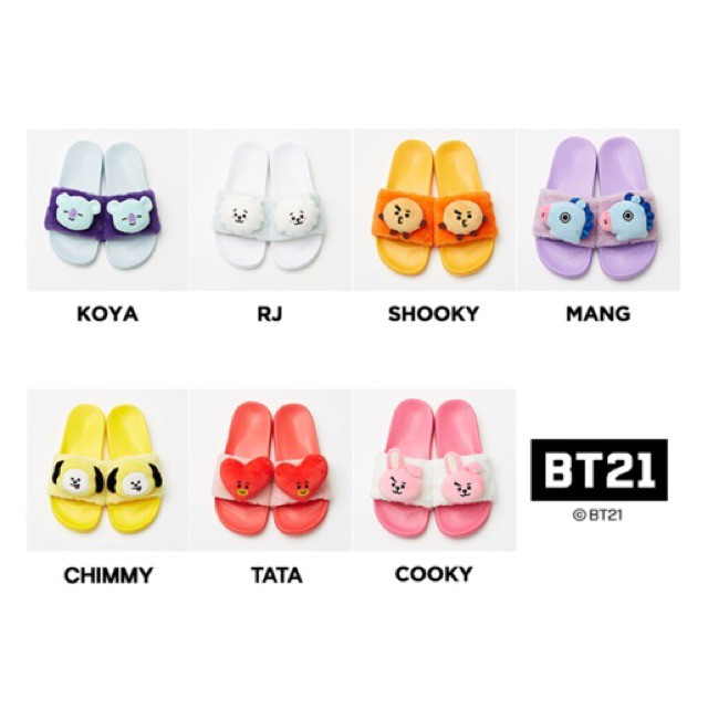  Sandal  Selop  Wanita Motif Kartun BTS  Gaya Korea untuk 