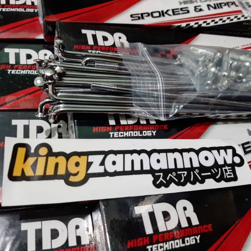 JARI JARI RUJI TDR CHROME RX KING RING 18 PER LINGKARAN