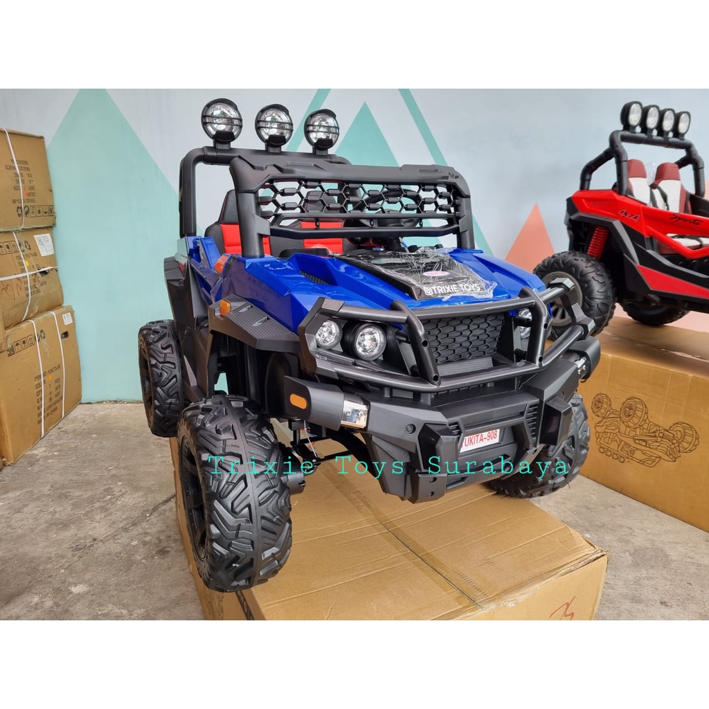 Jual Mobil Aki Anak Yukita-908 Rhinos Mainan Aki Anak | Shopee Indonesia