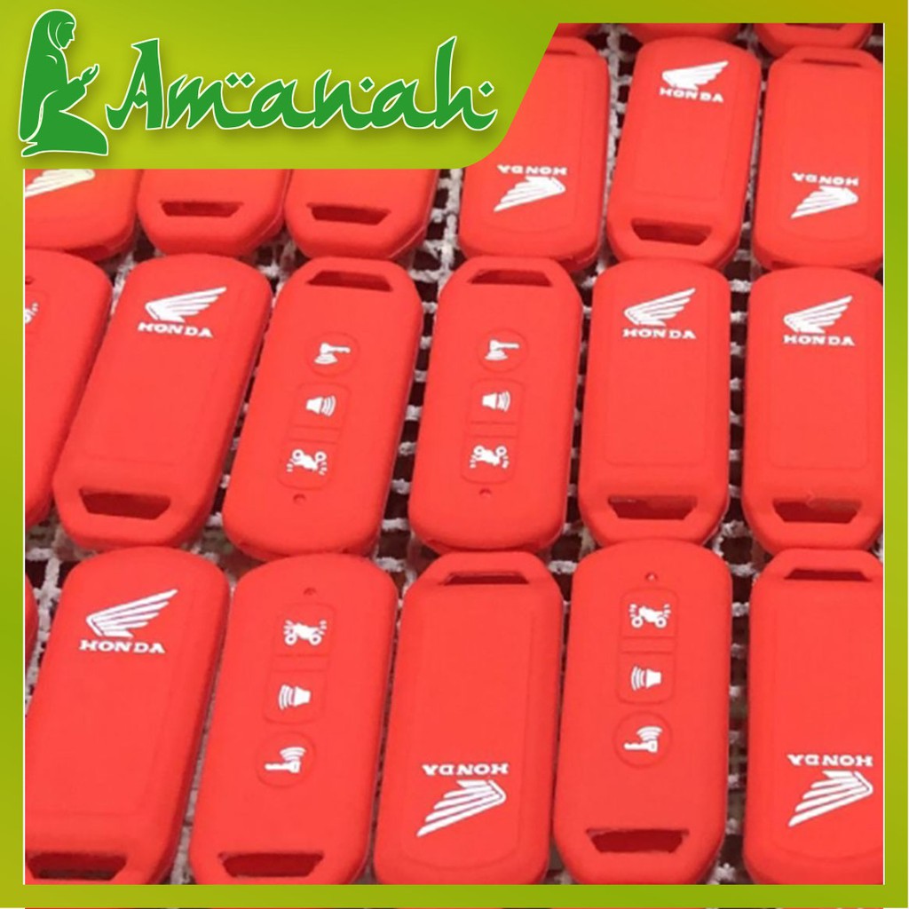 AS1640  Cover Sarung Kondom Silikon Honda All New PCX / Kondom Case Kunci Motor Honda