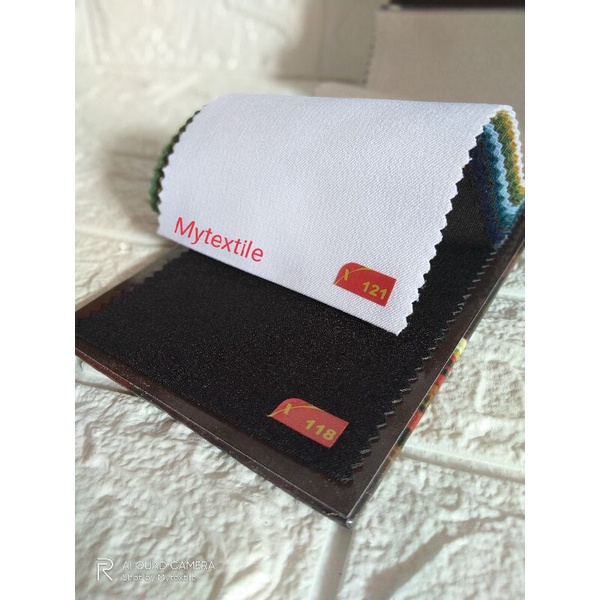 kain seragam hitam putih portofino maxistyle wool sensation