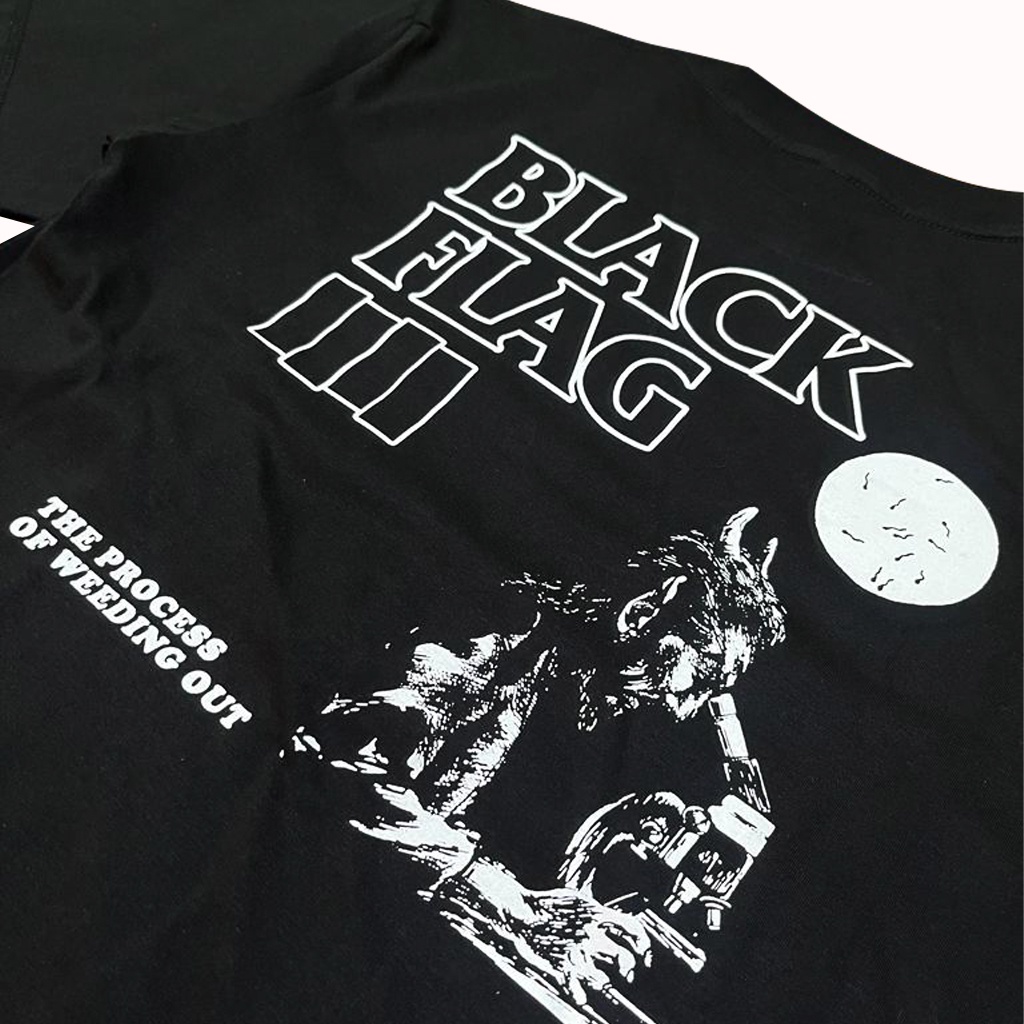 KAOS BAND | KAOS BLACK FLAG | BAJU DISTRO MUSIK PUNK ROCK PRIA WANITA