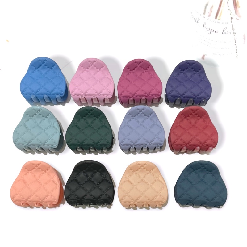 Jedai Doff 4cm Jepit Rambut Matte Korea Jedai Doff Ikan Jepit Rambut Imut Hair Claw Clips Jepit Rambut Doff Premium