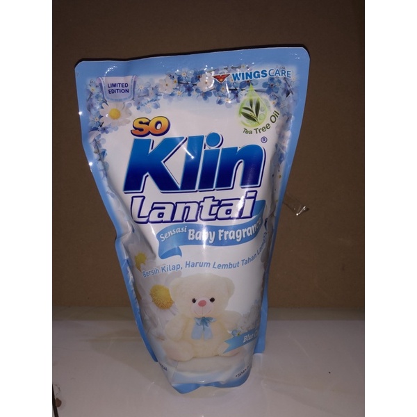 SO KLIN LANTAI SENSASI BABY FRAGRANCE BLUE CLOUD 750 GR