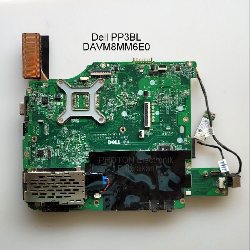 Mainboard laptop Dell Inspiron N4010 PP3BL Matherboard DAVM8MM6E0 PWB Mesin Mobo P/N 4RVG intel core