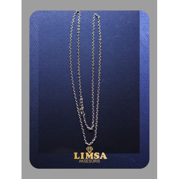 Kalung perak model Rantai