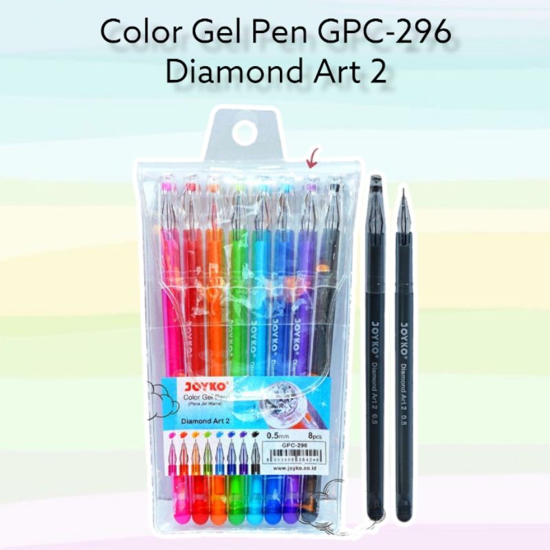 

Color Gel Pen Joyko (Set) GPC-296