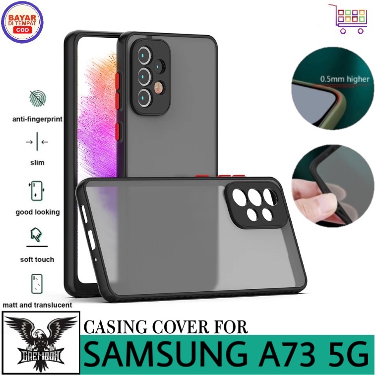 Promo Soft Case Samsung Galaxy A73 (5G) Aero My Choice Protect Camera Premium Anti Bekas Sidik Jari