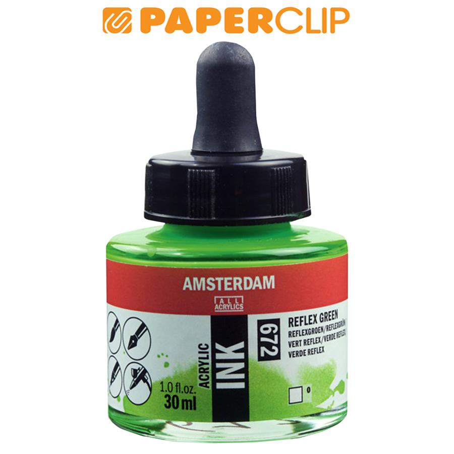 

CAT ACRYLIC AMSTERDAM 17206720AAC INK 30ML REFLEX GREEN