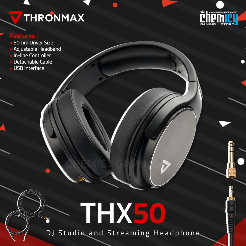 Thronmax THX50 DJ Headset / Headphone Detachable Cable