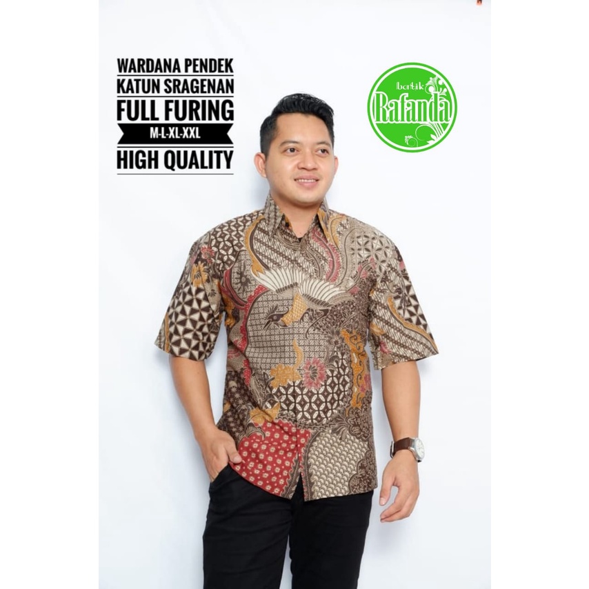 WARDANA RAFANDA BATIKSOLOAMANAH BAJU KEMEJA BATIK SOLO PRIA LENGAN PENDEK PANJANG LAPIS FURING ATASAN BATIK PREMIUM MODERN KATUN HALUS BOKOR KLASIK PERMATA HITAM 2 LURIK ABU PETA UNGGU ALDIANSYAH ANGGARA MERAH PEKSI JODO CEMPAKA HIJAU KOKO MODANG NAVY ADI