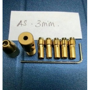 Collet chuck set mini bor / Kepala mini bor As 3mm