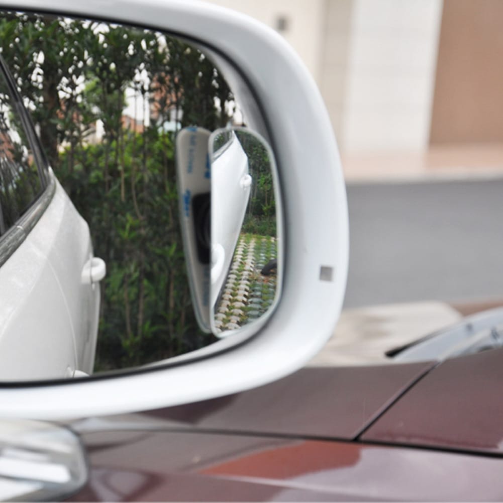 SPION TAMBAHAN MOBIL Blind Spot Mirror Oval Wide Adjustable Mobil Kaca Spion Blind Spot Wide Angle 2 PCS