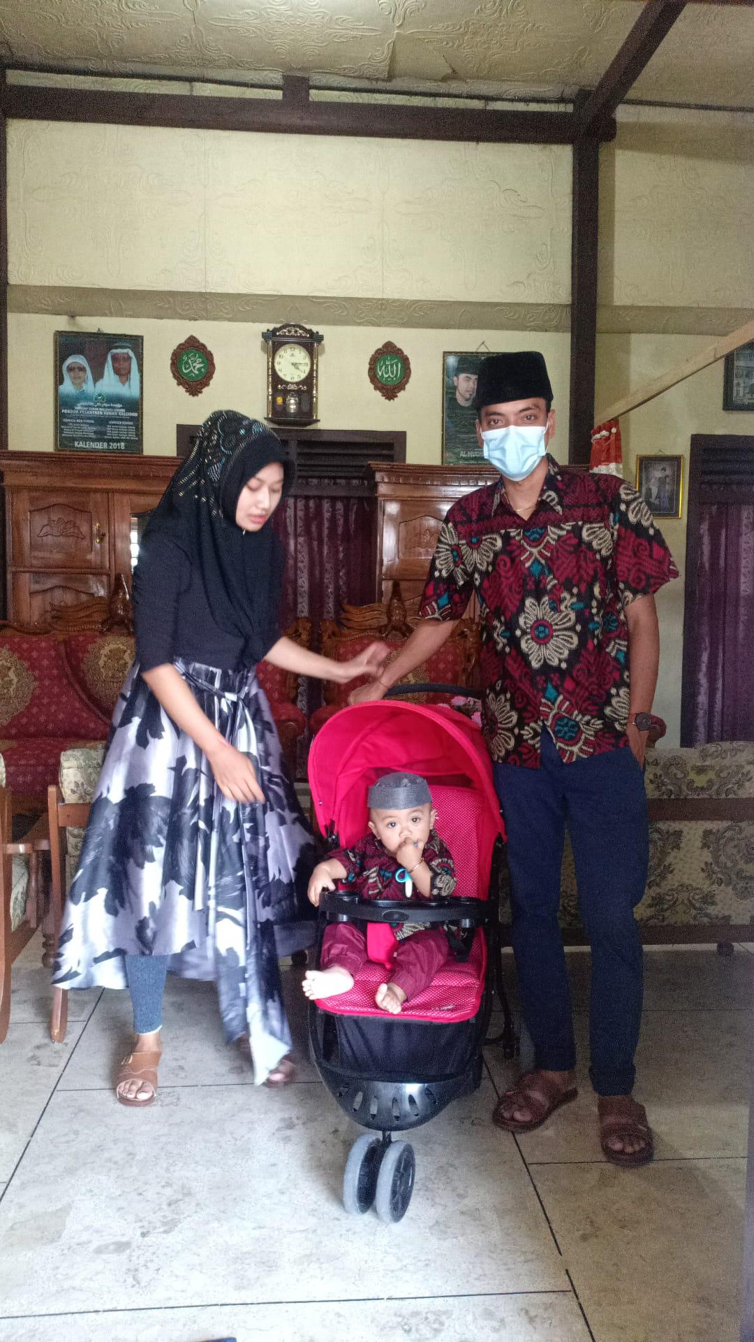 Couple Batik Ayah Anak Motif Kecubung Size Anak Terlengkap