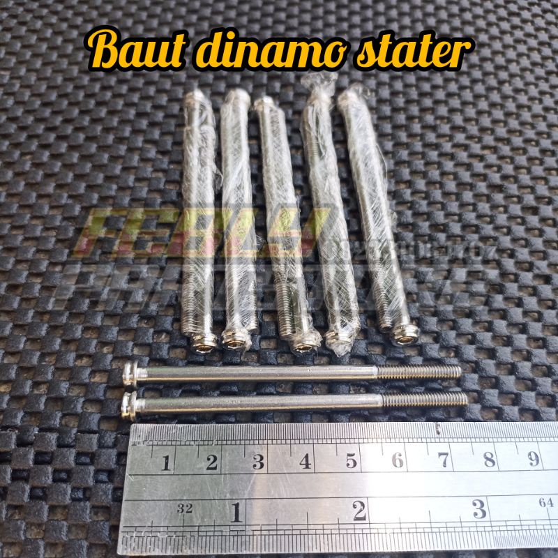 BAUT L STAINLESS TIGER BAUT L STAILESS MEGAPRO BAUT SET DINAMO STATER MEGAPRO TIGER BAUT L DINAMO ST