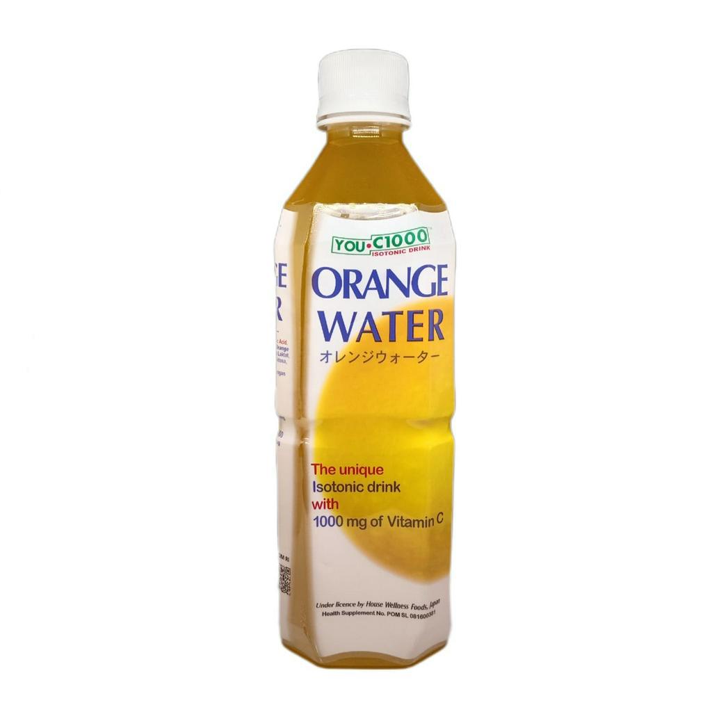 

You-C 1000 Orange Water 500 ml/ Menggantikan cairan dan elektrolit yang hilang agar tubuh fit/ You-C 1000 Orange Water 500 ml