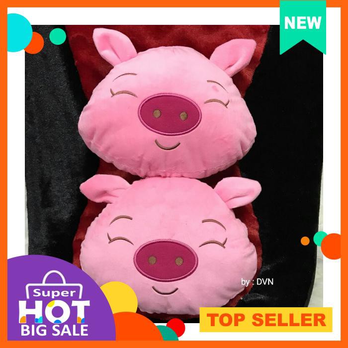 Bantalan Leher Mobil Murah . Bantal Leher Mobil Universal . Bantal Leher Mobil Karakter Pig