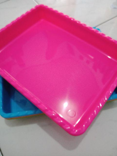 Nampan Plastik No.4 (35 X 27) Warna Cerah