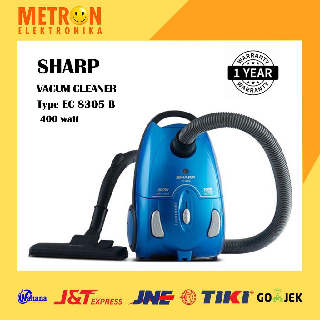 SHARP EC-8305 BLUE VACUUM CLEANER / PENGHISAP DEBU / EC8305B