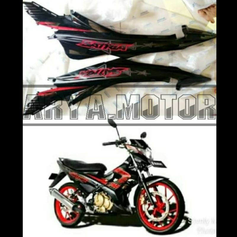 COVER BODY BELAKANG SUZUKI SATRIA FU FACELIFT FL HITAM