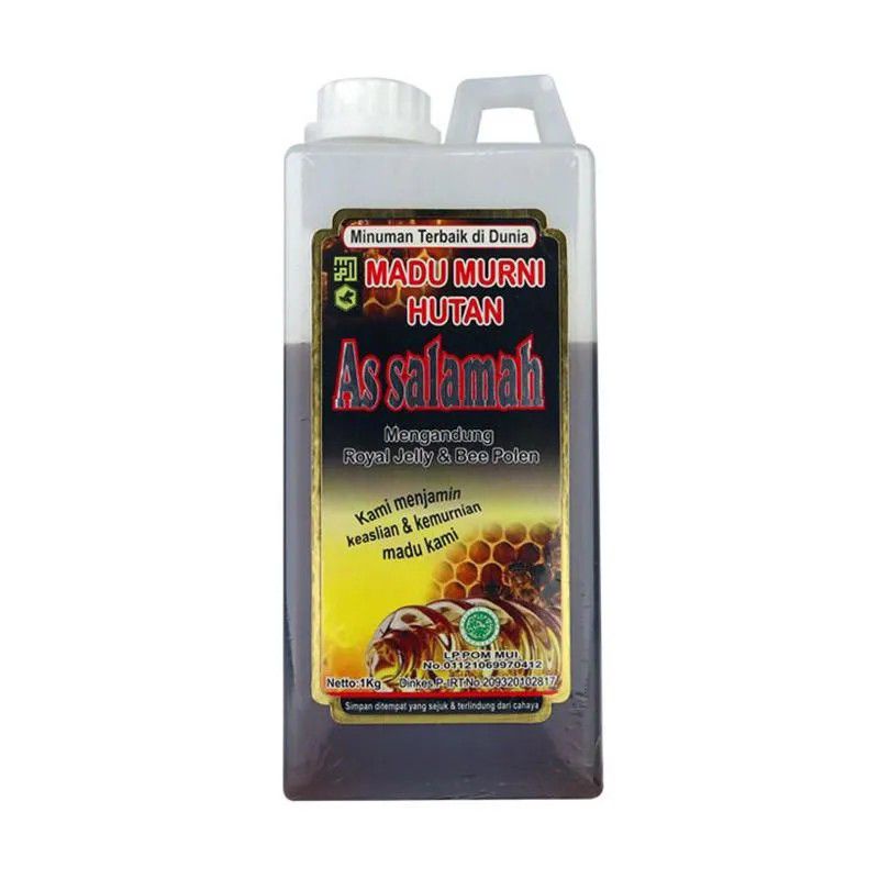 

madu hutan Assalamah royall jelly dan bee polen 1kg