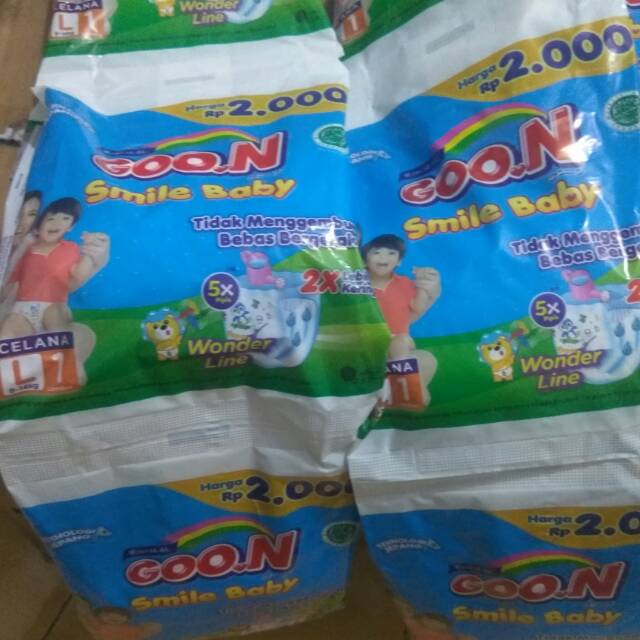 Goon pants size L (renceng) 1 pcs
