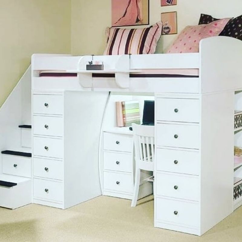 tempat tidur tingkat/ tempat tidur anak/ tempat tidur susun/ ranjang susun/ ranjang tingkat/ dipan