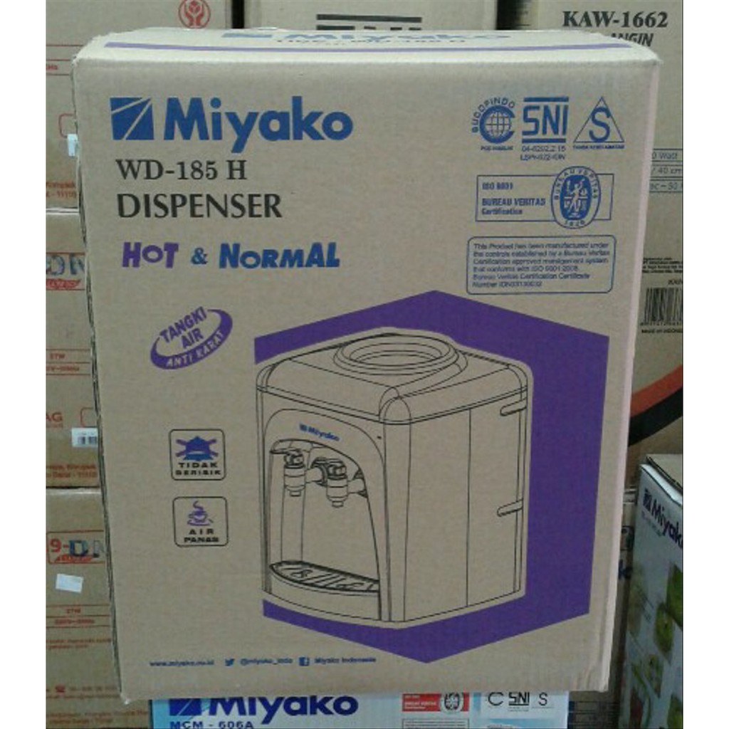 PROMO WATER DISPENSER MIYAKO WD 185 H WD185H HOT &amp; NORMAL