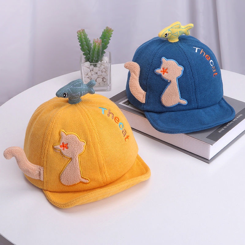 NEW Topi baseball anak / topi baseball anak motif Kucing cute