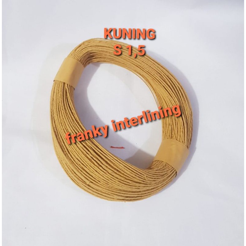 TALI KERTAS KECIL S1,5 ( +-1mm ) HARGA PER PACK ISI 100METER