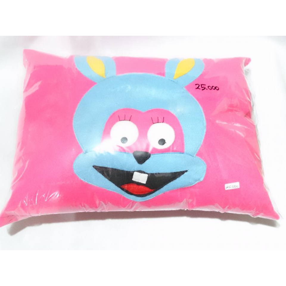 bantal karakter lucu unik untuk hadiah ulang tahun anak anak bisa request warna, tulisan nama