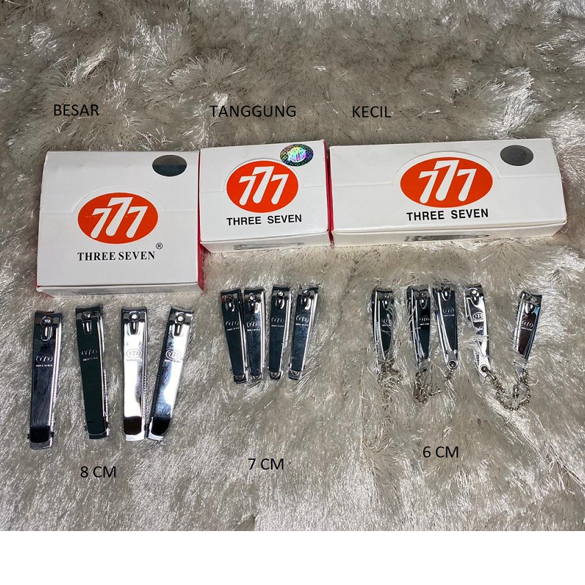 gunting kuku 777 kecil tanggung besar kw super tebal