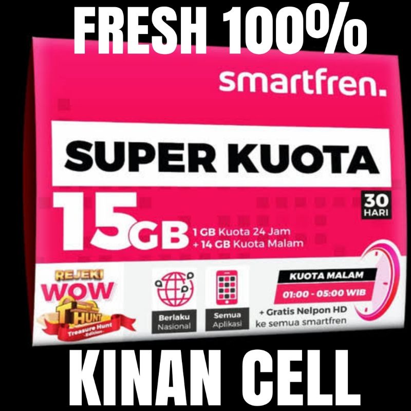 PERDANA SMARTFREN 15GB FRESH