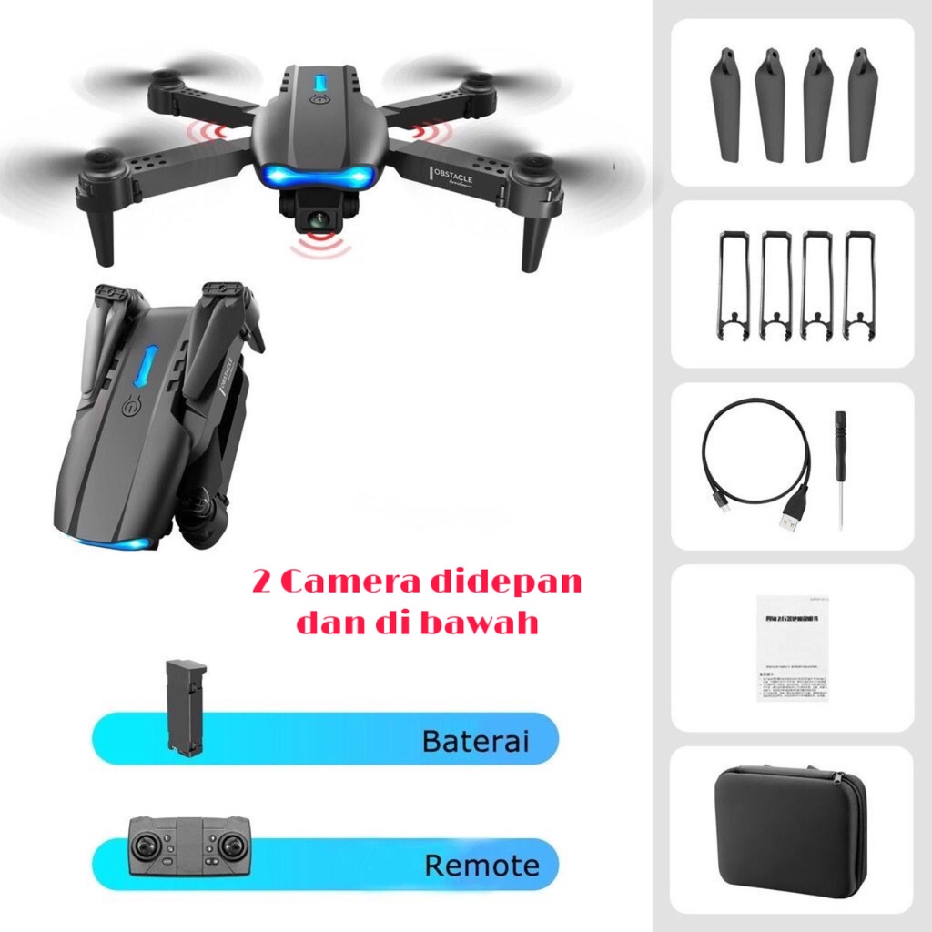 Jual [TOKO BEST SHOP]DRONE QUADCOPTER HAND SENSE UAV WATCH REMOTE  CONTROL/E58 DAN A88 FOLDING DRONE AERIAL PHOTOGRAPHY AIRCRAFT | Shopee  Indonesia