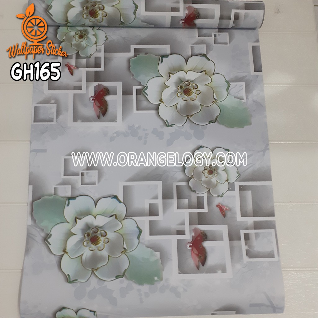 Wallpaper dinding bermotif New Arrivals wallpaper dinding kamar tidur Ukuran 45Cm X 10meter wallpaper dinding 3d murah & berkualitas-GH165