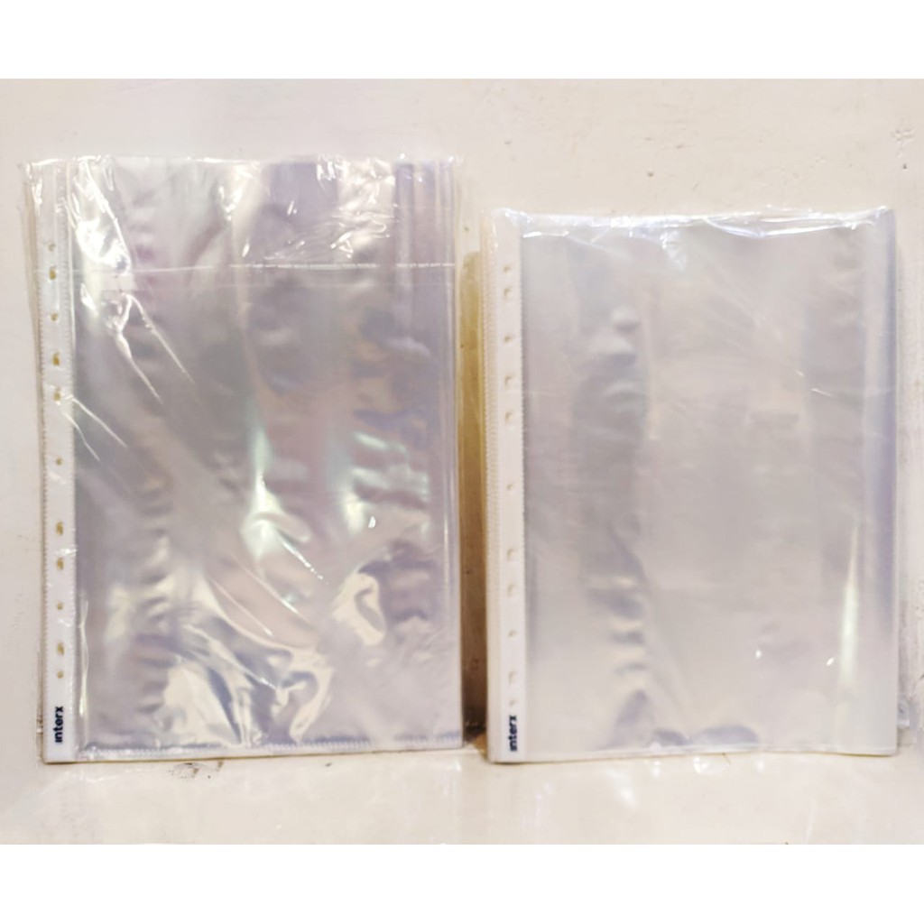 

PP Pocket Inter X Clear Folio 0,05 mm (Pak Isi 100 Sheet) Sheet Protector