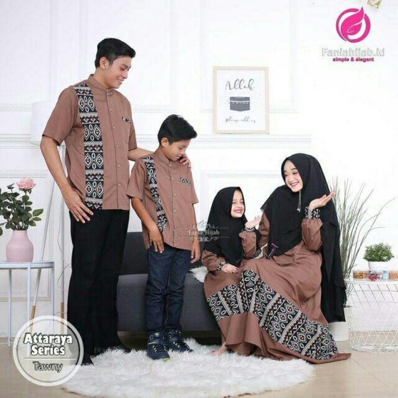 Sarimbit attaraya | by fania hijab | gamis katun Jepang |gamis batik
