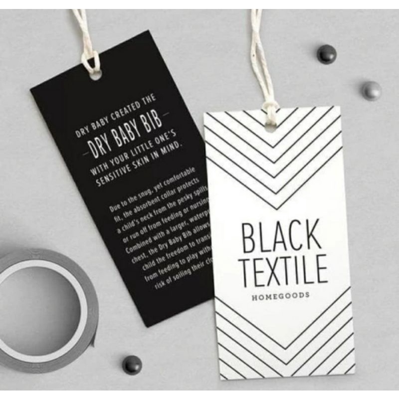 

Hang tag label baju / hang tag thank you card / hang tag murah