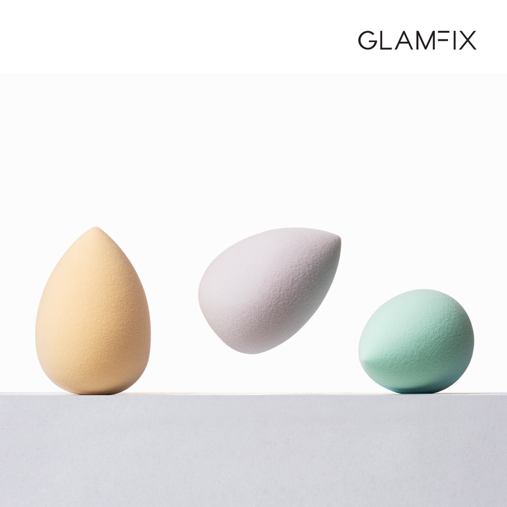 GLAMFIX Fabulous Beauty Sponge _ Beauty Blender Spons Foundation - Teardrop | GLAM FIX Alat Kecantikan Makeup by YOU ORIGINAL