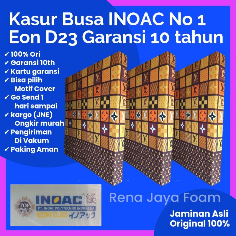 kasur busa inoac 200x180x20 180 x 200 No 1 ORIGINAL 100% tebal murah eon d23 garansi 10 tahun