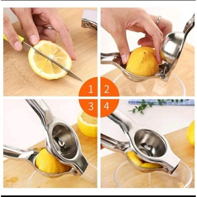 Alat Peras Jeruk Perasan Lemon Pemeras Juicer Stainless Steel