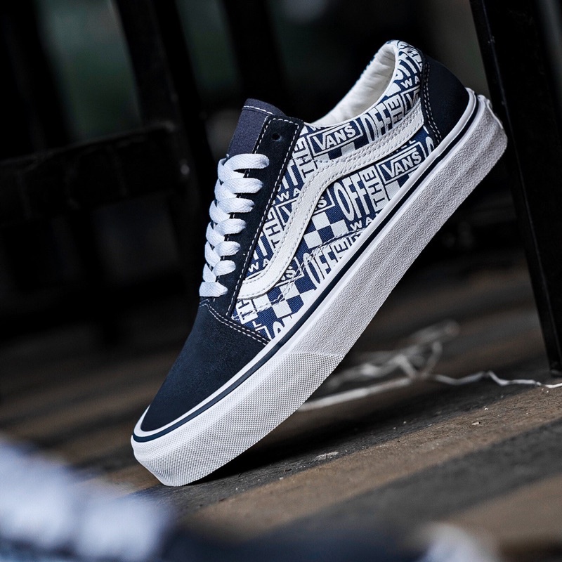 VANS OLDSKOOL OFF THE WALL DRESS BLUE/TRUE BLUE ORIGINAL 100%