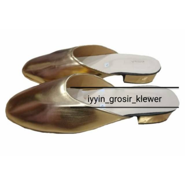 Sandal Slop Manten Emas / Slop Pria Jawa / Slop Kejawen Pria Dewasa