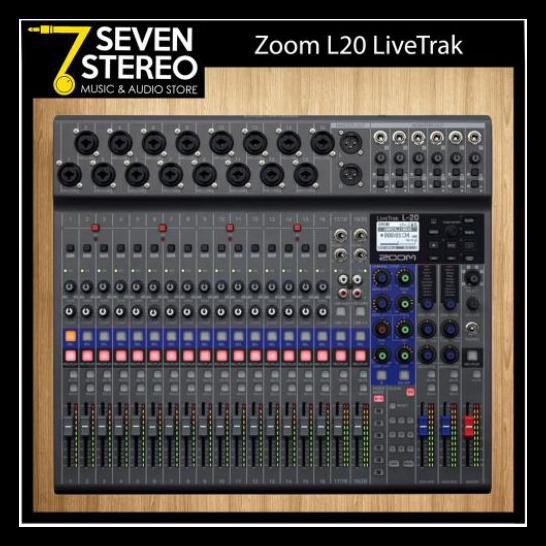 PROMO HARGA MURAH    PROMO HARGA MURAH  Zoom L-20 L20 Live Track Digital Mixer - Mixer Audio